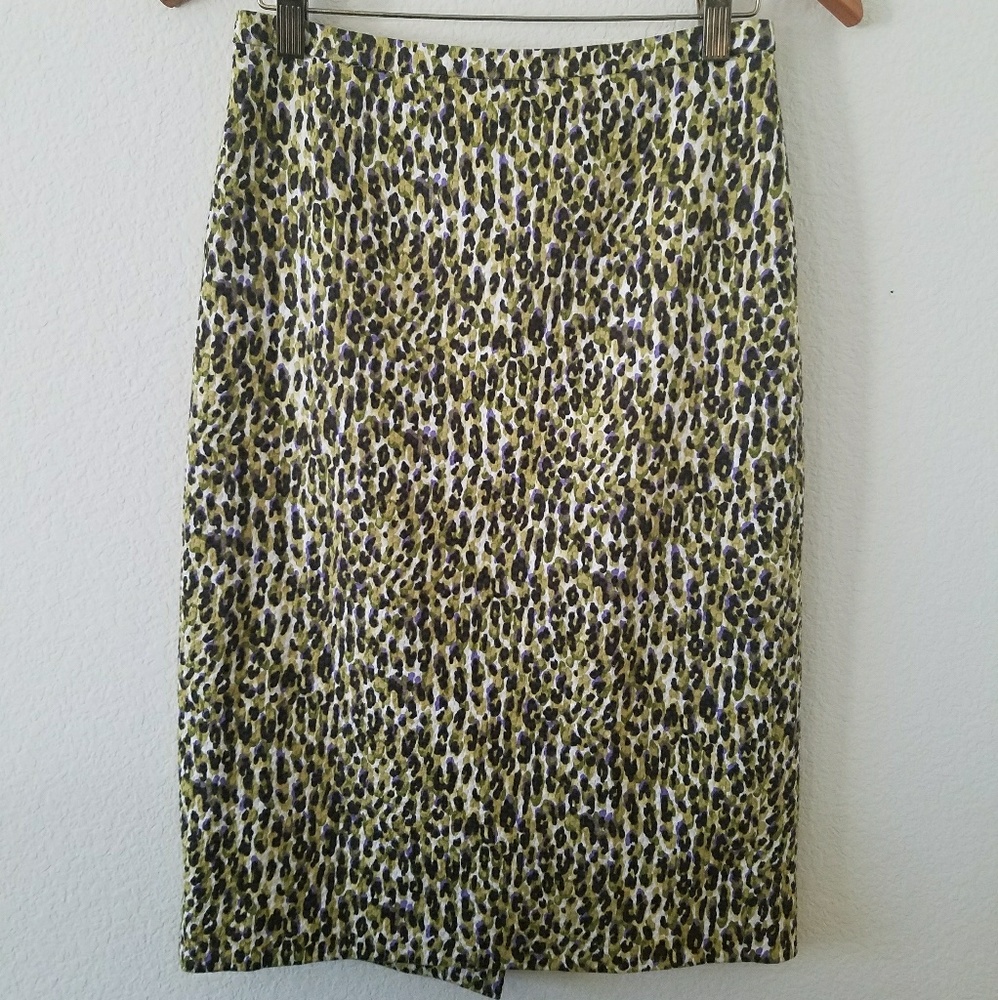 J Crew multi colored skirt